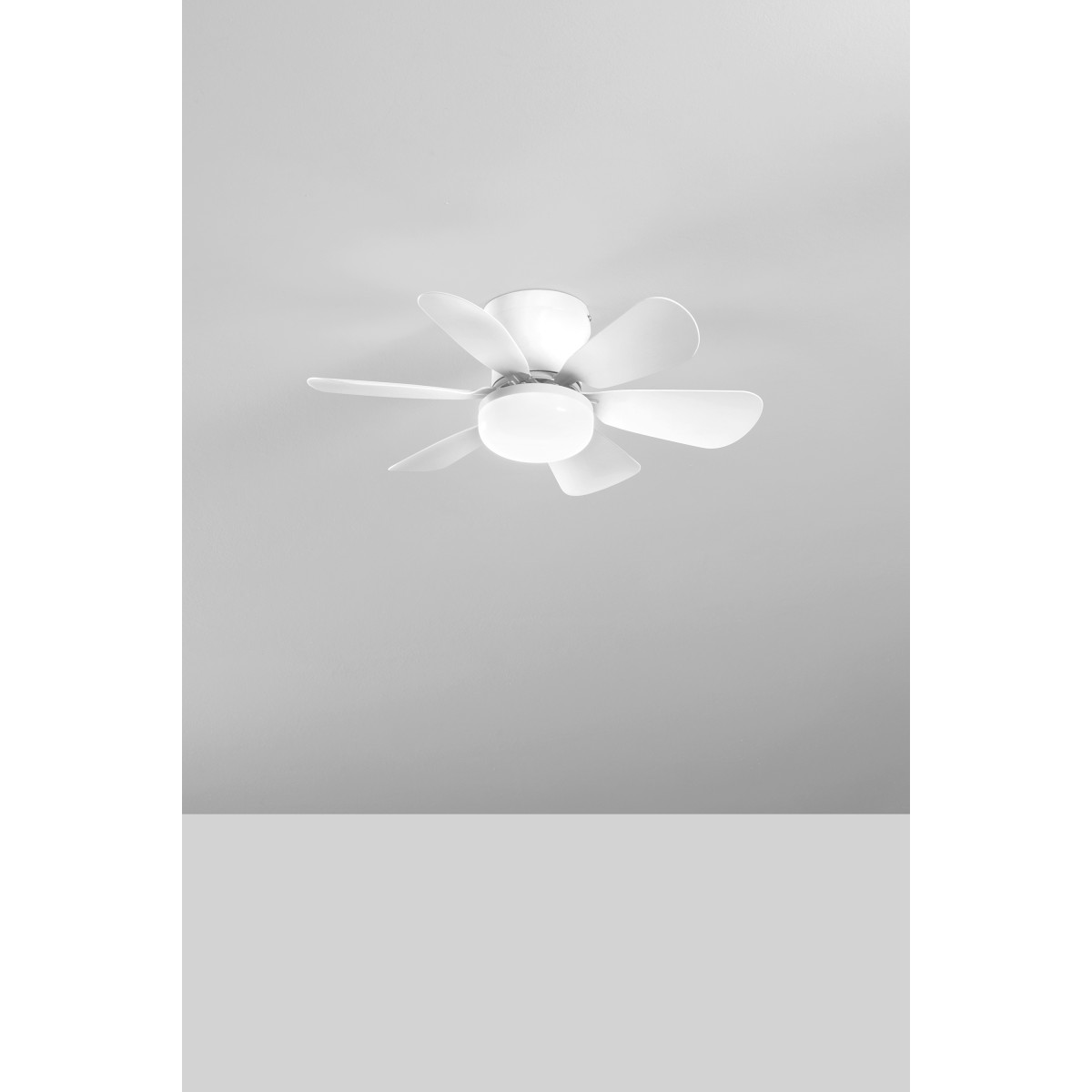 PLAFONIERA LED VENTILATORE WIND BIANCO 10W 1100LM CCT...