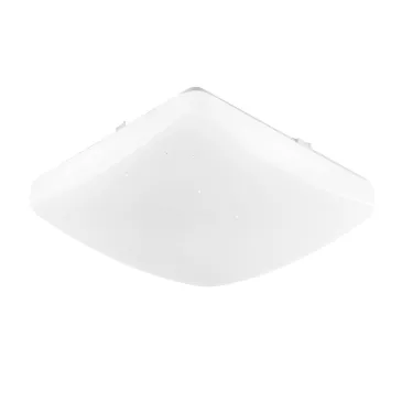 PLAFONIERA LED MOON QUADRATA BIANCA 24W 3240LM CCT 3000/4000/6500K IP44 36X7,5X36CM