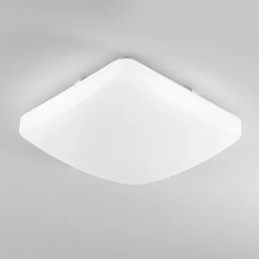 PLAFONIERA LED MOON QUADRATA BIANCA 24W 3240LM CCT 3000/4000/6500K IP44 36X7,5X36CM
