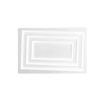 PLAFONIERA LED HYPNOTIC BIANCA 55W 7040LM CCT 60X6X40CM