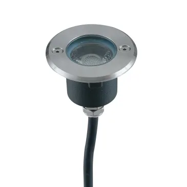 FARO A INCASSO CALPESTABILE LED WALK ACCIAIO TONDO 3W 375LM 4000K IP67 7X6,6CM