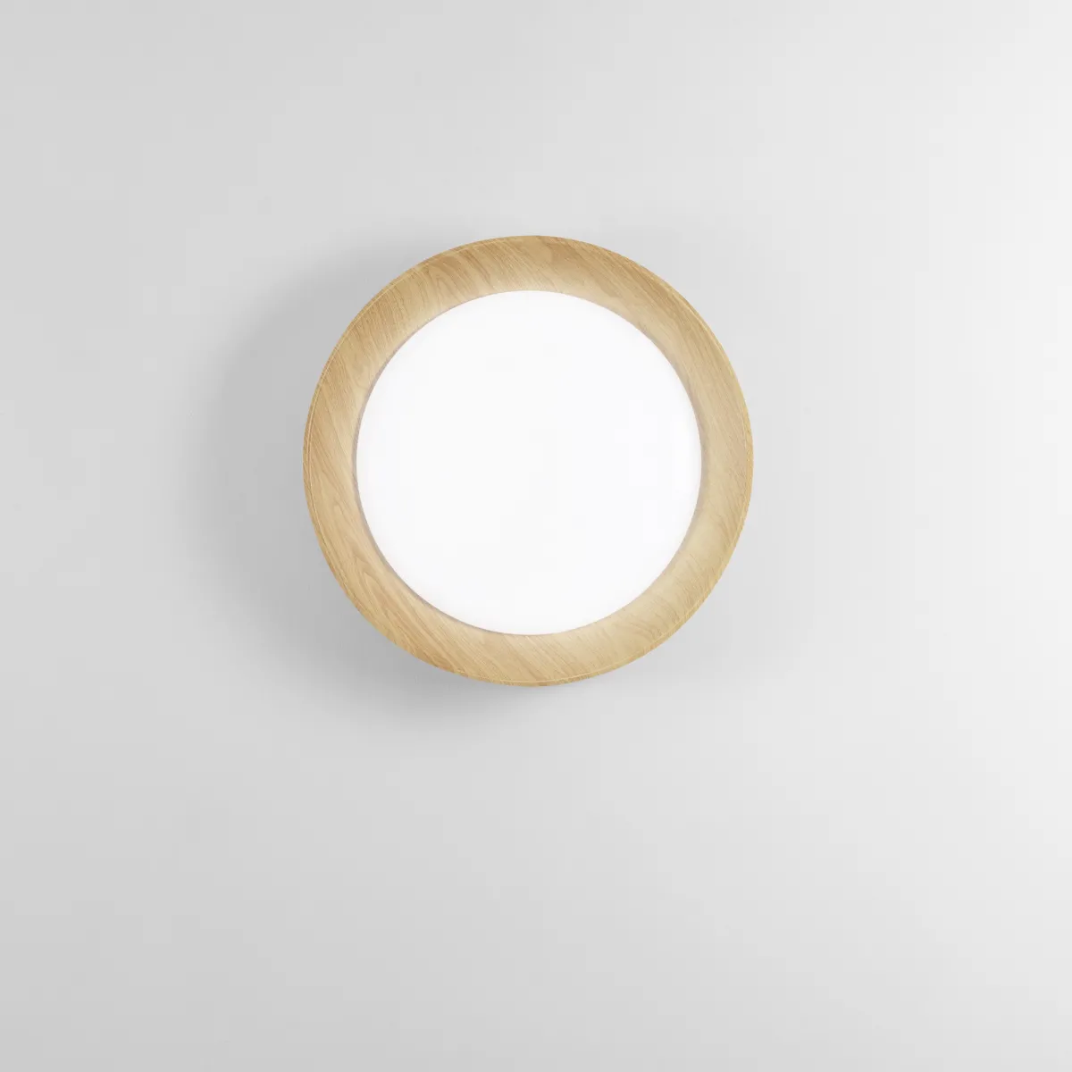 PLAFONIERA LED ARKA BIANCA/LEGNO 35W 5000LM CCT 3000-4000-6500K 50X50X8,5CM