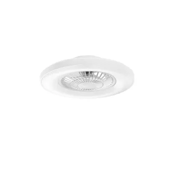 PLAFONIERA LED VENTILATORE GARBIN BIANCO 40W 5500LM CCT DIMM. CON TELECOMANDO RF INCLUSO E SPEAKER BLUETOOTH 15X54,5CM