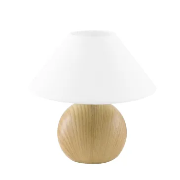 LUMETTO PINO LEGNO CHIARO/BIANCO 1XE14 23X23CM