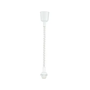 PENDEL SALISCENDI BIANCO E27 9X9X125CM