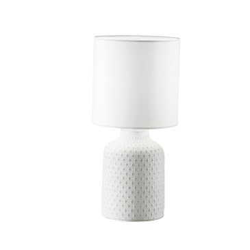 LUMETTO RAVELLO BIANCO 1XE14 15X32CM