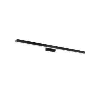 APPLIQUE LED LANCER NERO FISSAGGIO PARETE/SPECCHIO 13W 1000LM 4000K IP54 75x9x4CM