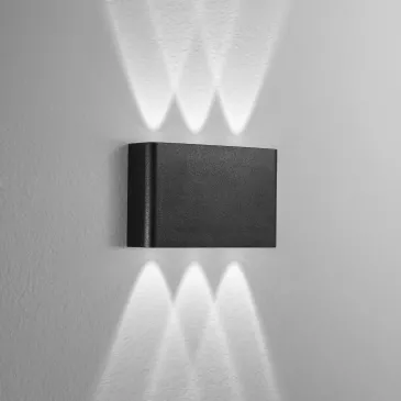 APPLIQUE BIEMISSIONE LED KLEIN NERA 6X1W 600LM CCT IP65 16X4X10CM