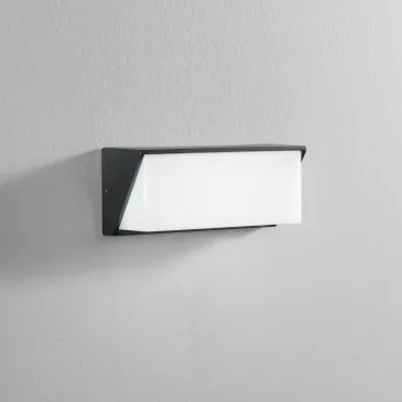 APPLIQUE BIEMISSIONE LED LUXON ANTRACITE 12W 1550LM CCT IP54 25X9,5X11CM