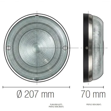 20-W-LED-Deckenleuchte, weiß: Modernes Design und Energieersparnis | MondialShop