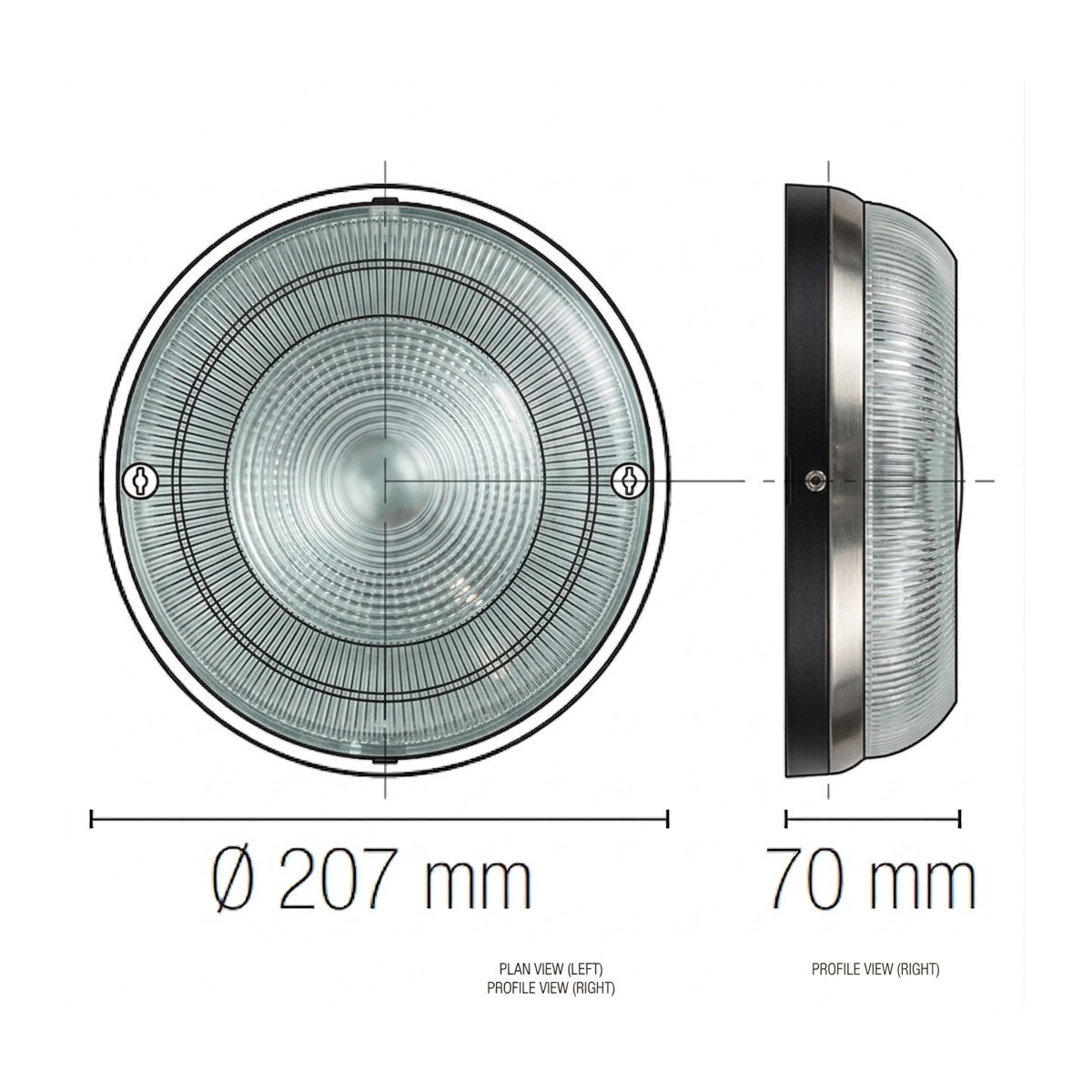 Plafonnier LED blanc 20 W : Design moderne et économies |...