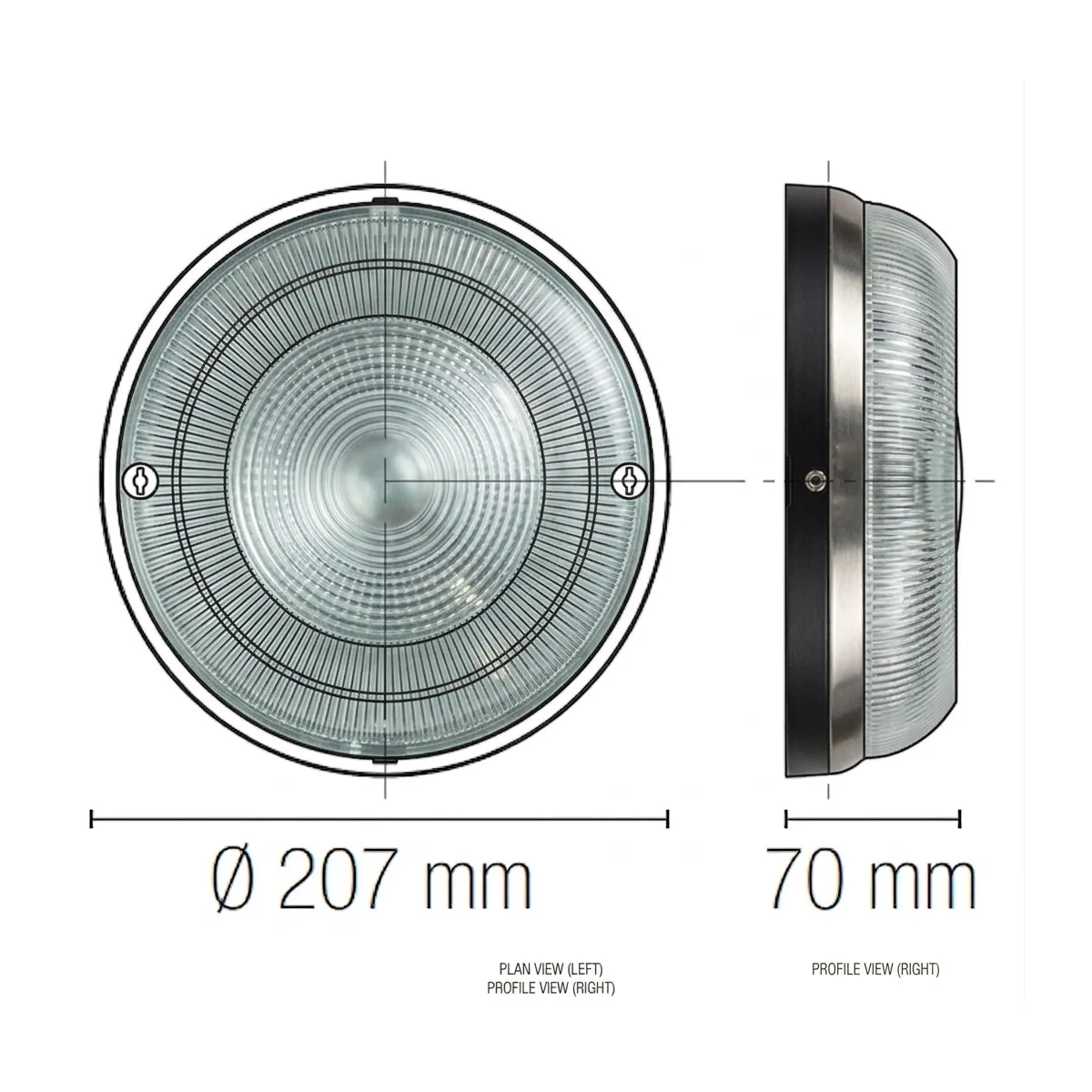 Plafonnier LED blanc 20 W : Design moderne et économies |...