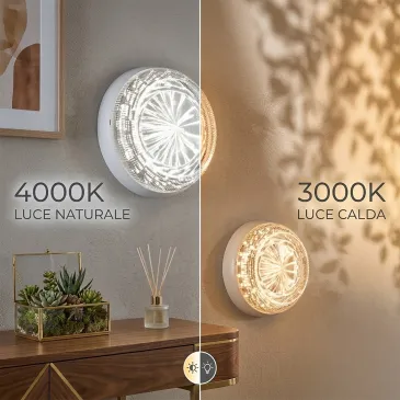 20-W-LED-Deckenleuchte, weiß: Modernes Design und Energieersparnis | MondialShop