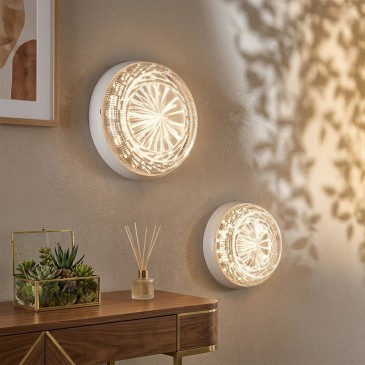 Plafonnier LED blanc Capri 20W - Température de couleur (3000K/4000K) - Indice de protection IP65