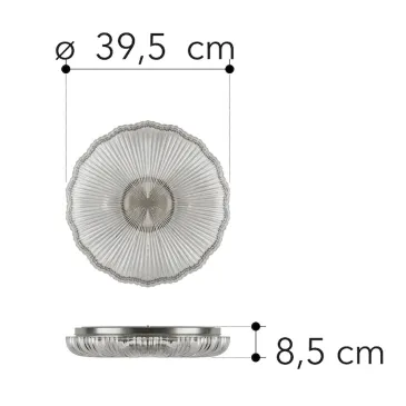 PLAFONIERA LED SPRING BIANCA 24W 3240LM CCT 3000/4000/6500K 39,5X39,5X8,5CM