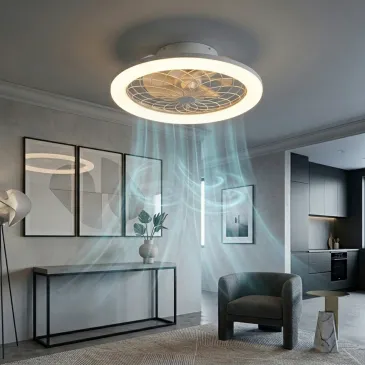 PLAFONIERA LED VENTILATORE...