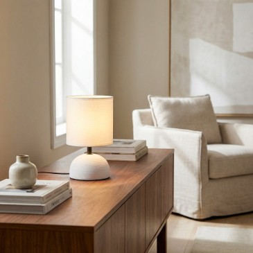 Lampe de chevet en céramique 5 variantes E14