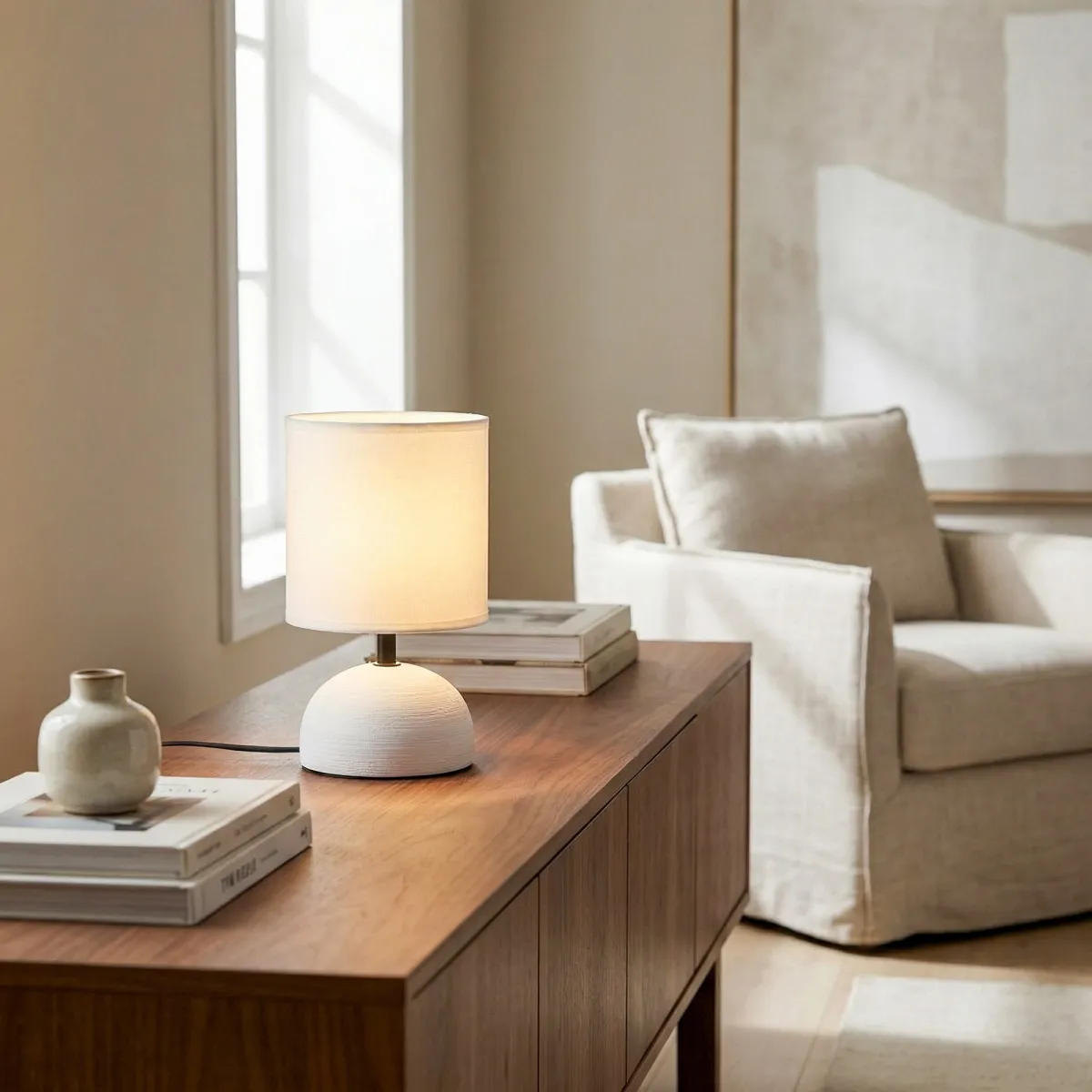 LUMETTO FURORE BIANCO 1XE14 14X24CM