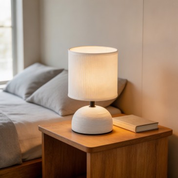 Moderne Keramik-Nachttischlampe | Mondialshop