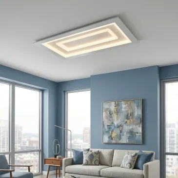 Hypnotische weiße LED-Wandleuchte, 20 W, 2640 lm Farbtemperatur, 35 x 5 x 20 cm