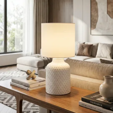 LUMETTO RAVELLO BIANCO 1XE14 15X32CM