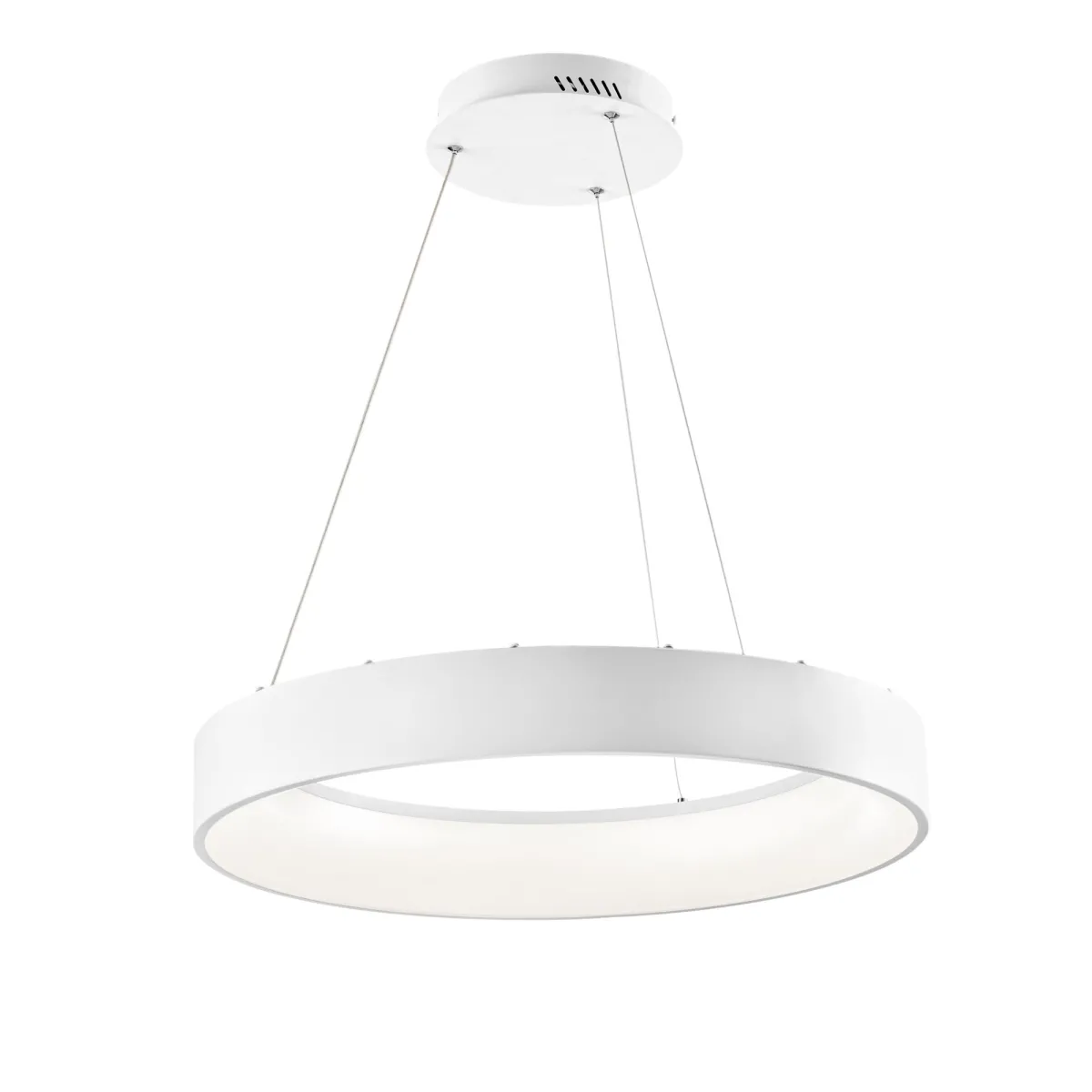 SOSPENSIONE LED NOAH BIANCA 60W 8000LM CCT 60X10X150CM
