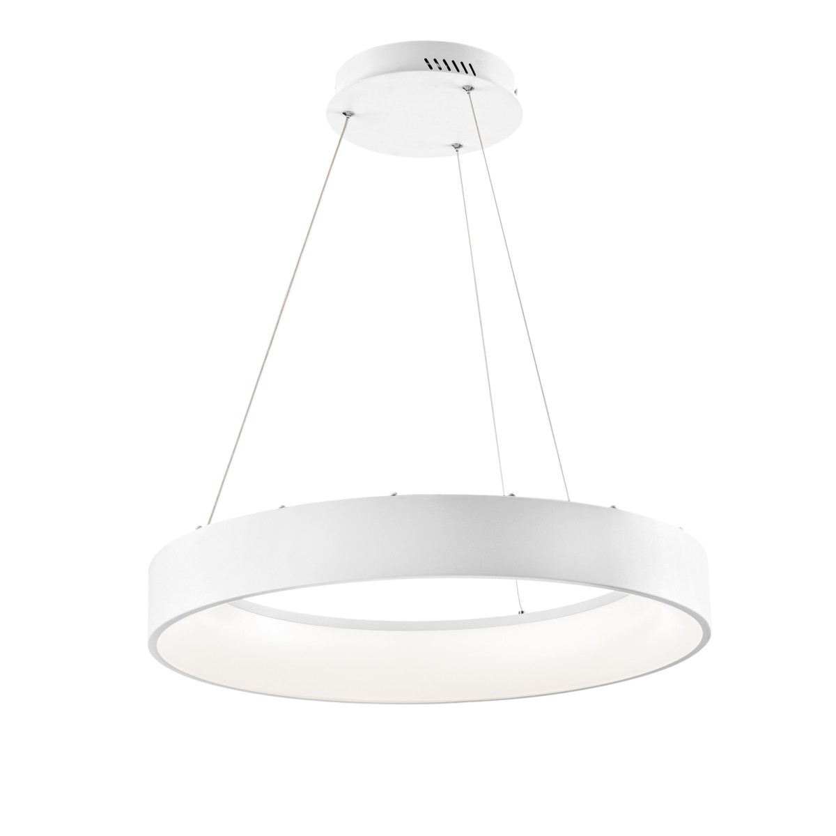 SOSPENSIONE LED NOAH BIANCA 60W 8000LM CCT 60X10X150CM