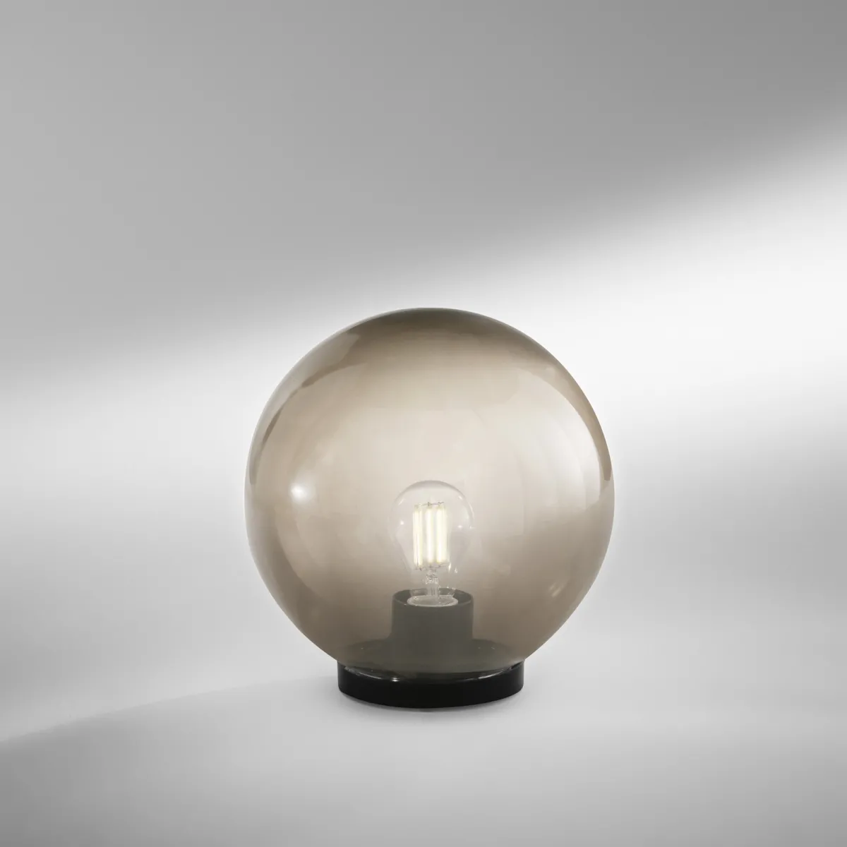 LUMETTO POLLY GRIGIO 1XE27 IP44 25X26CM