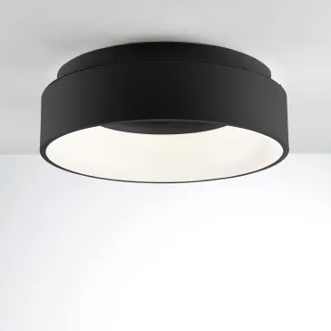 PLAFONIERA LED NOAH NERA 40W 5600LM CCT IP44 45X45X13CM
