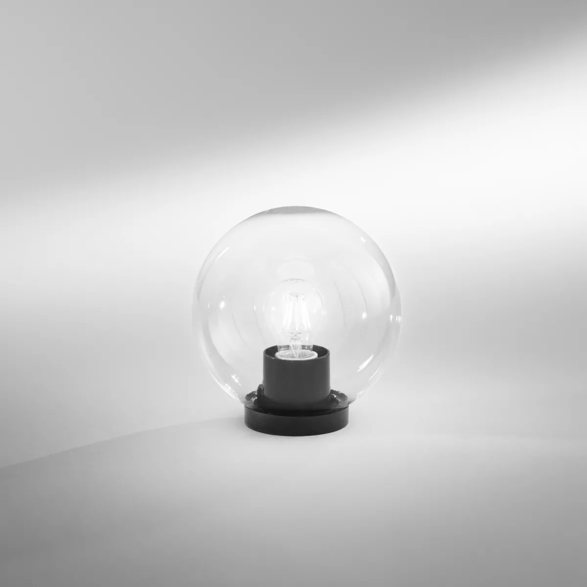 LUMETTO POLLY TRASPARENTE 1XE27 IP44 20x21CM