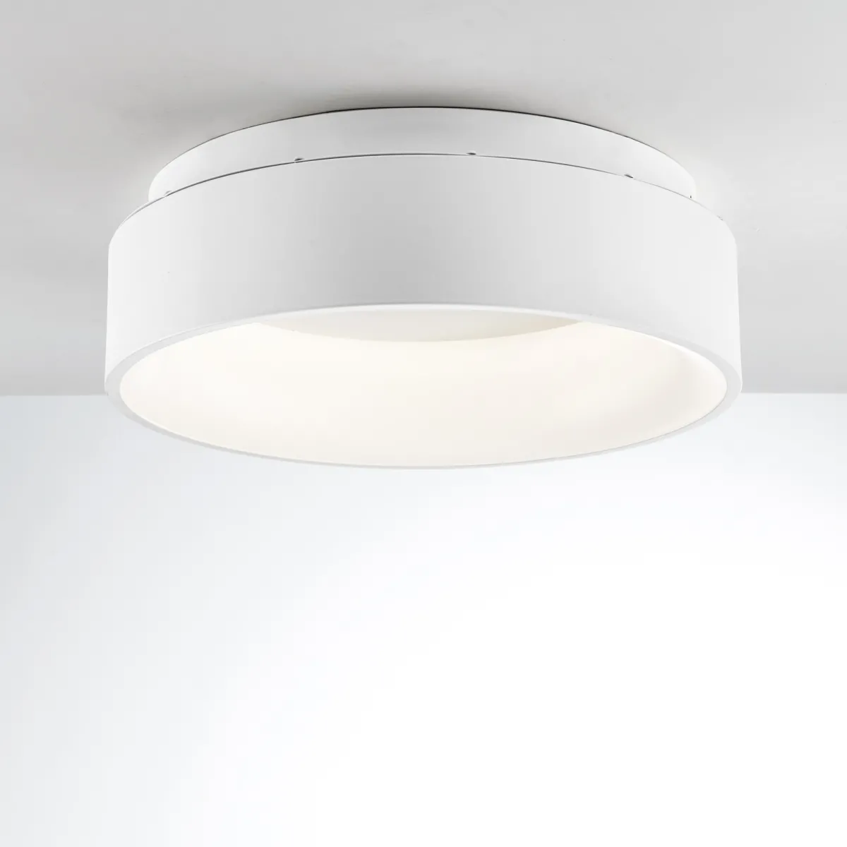 PLAFONIERA LED NOAH BIANCA 40W 5600LM CCT IP44 45X45X13CM