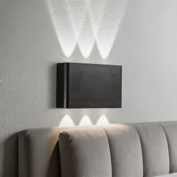 APPLIQUE BIEMISSIONE LED KLEIN NERA 6X1W 600LM CCT IP65 16X4X10CM