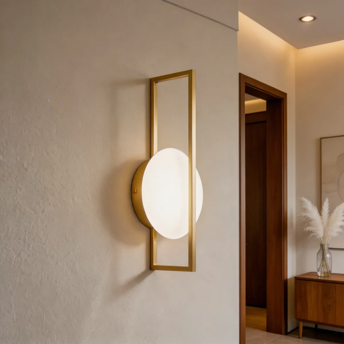 APPLIQUE LED FOBOS ORO 12W 1900LM CCT 10X34,5CM