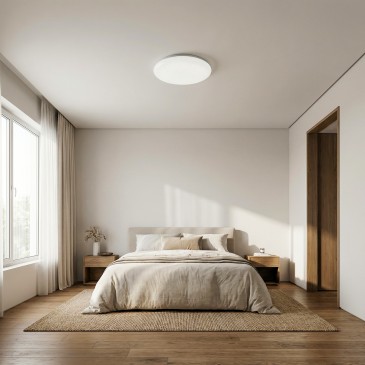Plafonnier LED rond à effet ciel étoilé | Mondialshop