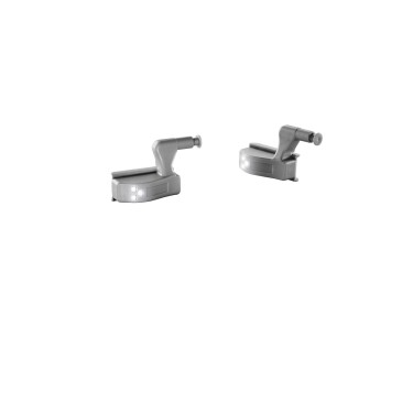 COPRICERNIERA TRIGGER GRIGIO LED 0,2W DC12V 4000K 2X1,54X4,9CM