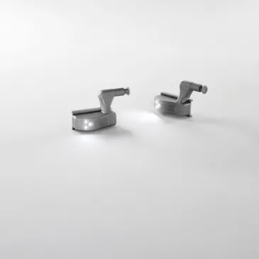 COPRICERNIERA TRIGGER GRIGIO LED 0,2W DC12V 4000K 2X1,54X4,9CM