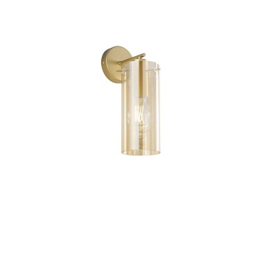 APPLIQUE MAGIC ORO/AMBRA 1XE27 15,5X15,5X30X3CM