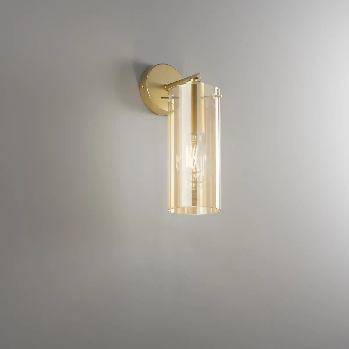 APPLIQUE MAGIC ORO/AMBRA 1XE27 15,5X15,5X30X3CM