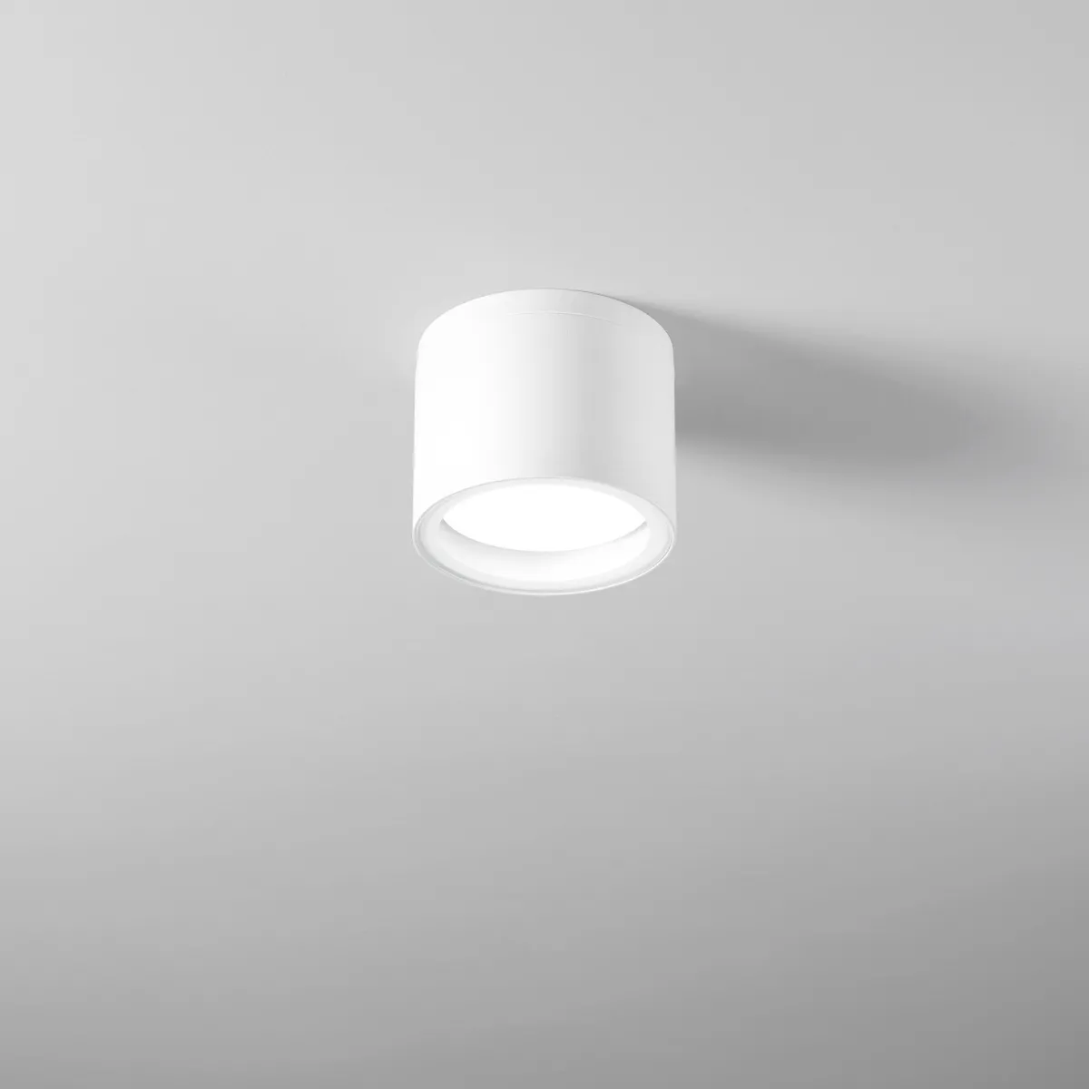 PLAFONIERA TOWER BIANCA TONDA 1XGX53 IP54 9X7,2CM