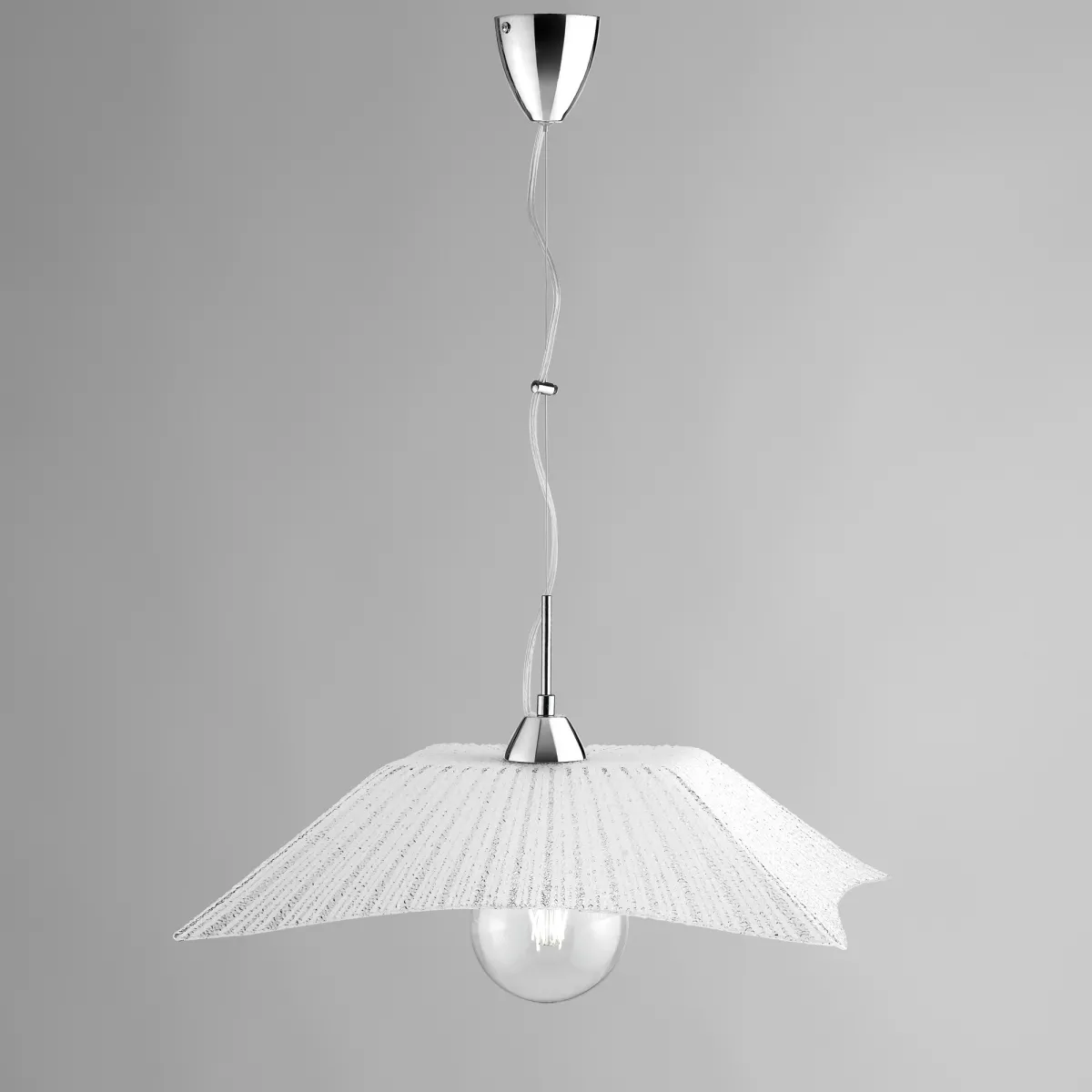 SOSPENSIONE ISIDE DIAMANTATO 1XE27 50X50X120CM