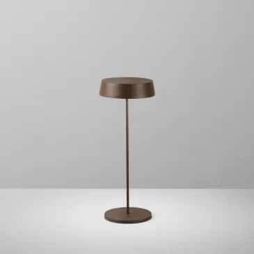 LAMPADA DA TAVOLO RICARICABILE LED COCKTAIL BRONZO 2,2W 192LM 3000K DIMM. IP54 29,5X12X12CM