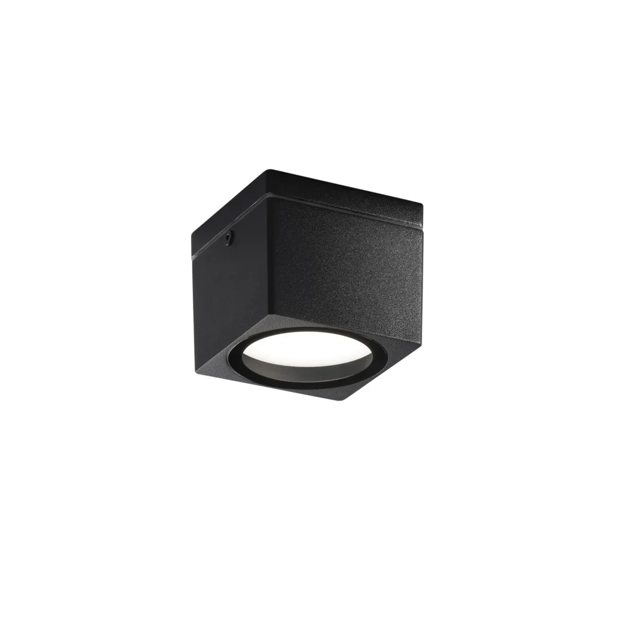 PLAFONIERA TOWER NERA QUADRATA 1XGX53 IP54 9X9X7,2CM