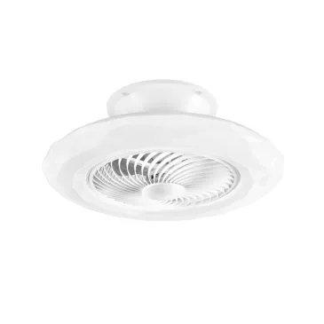 PLAFONIERA LED VENTILATORE SKYRON BIANCO 40W 4450LM CCT DIMM. Wi-Fi CON TELECOMANDO INCLUSO 60X22CM