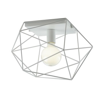 PLAFONIERA ABRAXAS BIANCA 1XE27 20X18,5X26,5CM