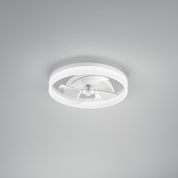 PLAFONIERA LED VENTILATORE ESPERO BIANCO 30W 4800LM CCT 50X11,5CM