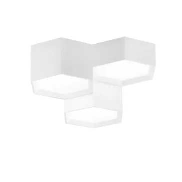 PLAFONIERA LED VORTEX BIANCA 36W 3930LM CCT 35X35X15CM