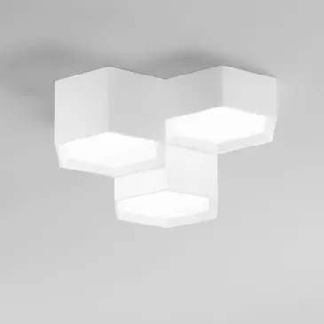 PLAFONIERA LED VORTEX BIANCA 36W 3930LM CCT 35X35X15CM
