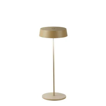 LAMPADA DA TAVOLO RICARICABILE LED COCKTAIL ORO 2,2W 192LM 3000K DIMM. IP54 29,5X12X12CM