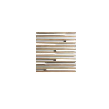 PLAFONIERA LED KUMA BIANCA IN LEGNO 24W CCT 2700/3200/4000K L41X41XH5,2 CM