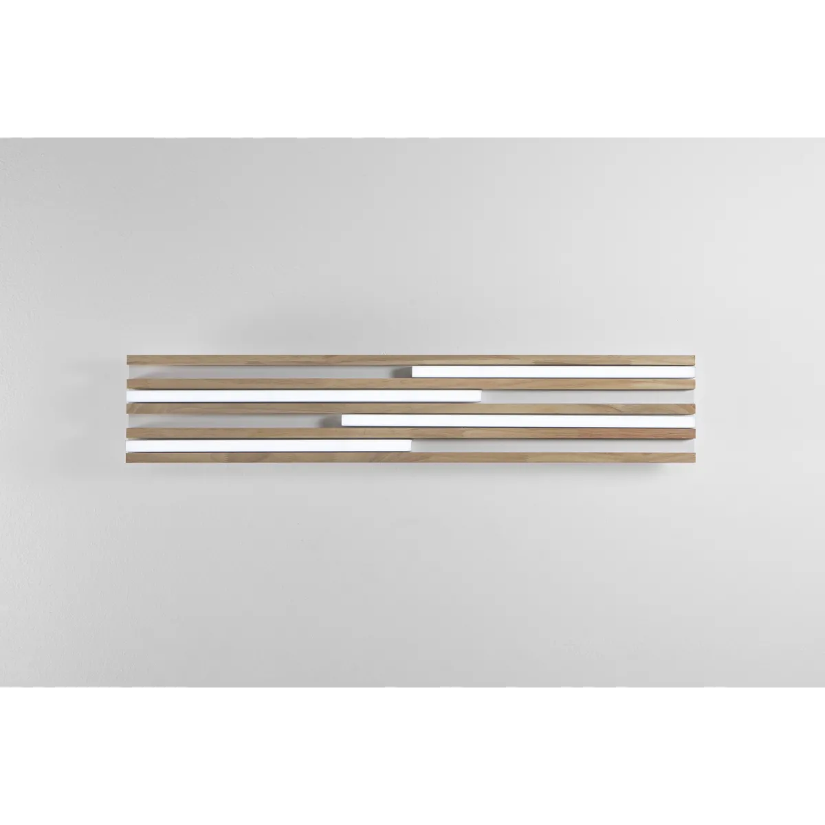 PLAFONIERA LED KUMA BIANCA IN LEGNO 24W CCT...